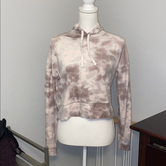 SUPER soft long sleeved crop top hoodie - Picture 1 of 5
